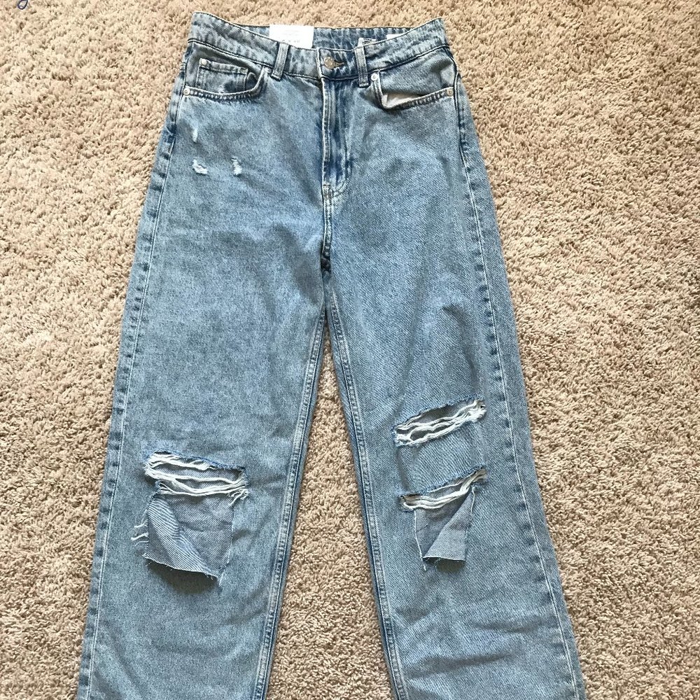 H&M Loose Straight High Jeans - Picture 4 of 6